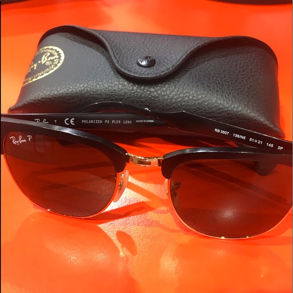 Rayban Clubmaster Aluminum Sunglasses - Picture 1 of 4